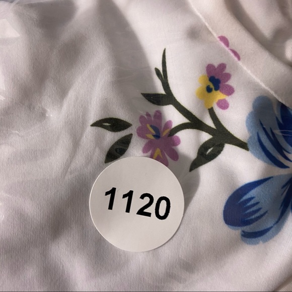 NWT Cupshe white floral one piece swimsuit medium - Picture 8 of 8